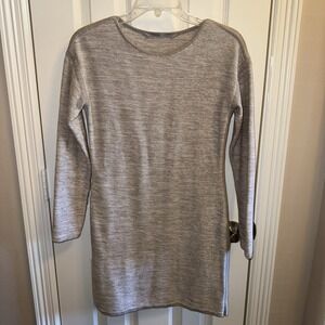 Athleta Retreat Oatmeal Marled Heathered Sweater Dress‎ Women's S
